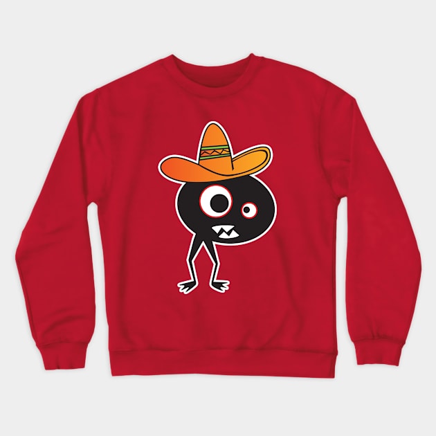 Mexican Monster Crewneck Sweatshirt by YiannisTees